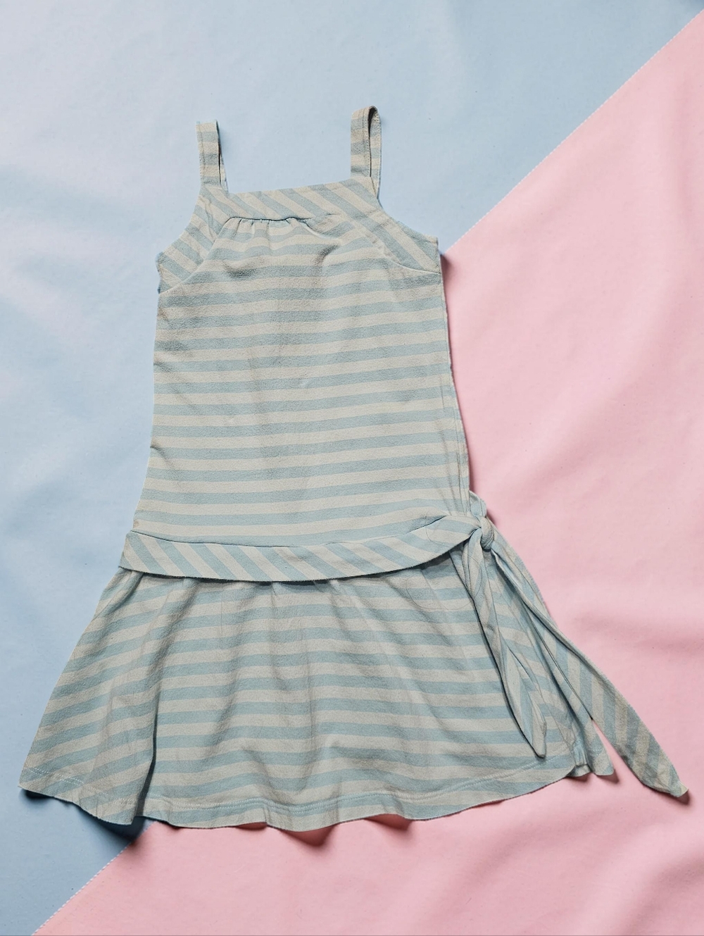 CIRCO Light Blue Striped Sundress. Size 5T. Excellent Condition!